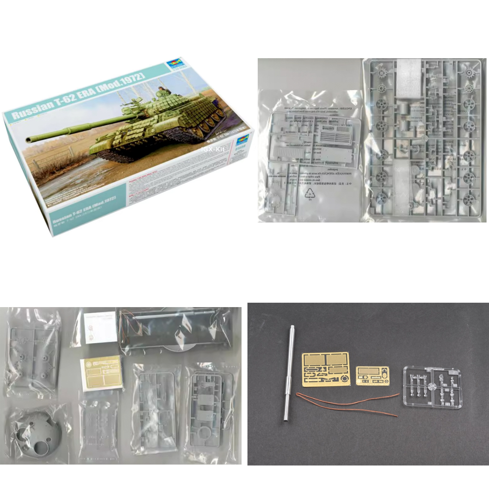 Model Kit In Era - Trumpeter 01556 1/35 Russischer T-62 T62
