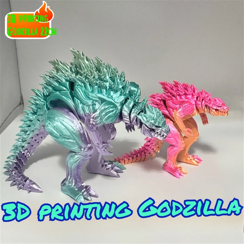Model Kit Exodia - 3D-gedruckter Muskel, großes Godzilla-Spielzeug, Monsterfigur, Action-Gelenkmodell,