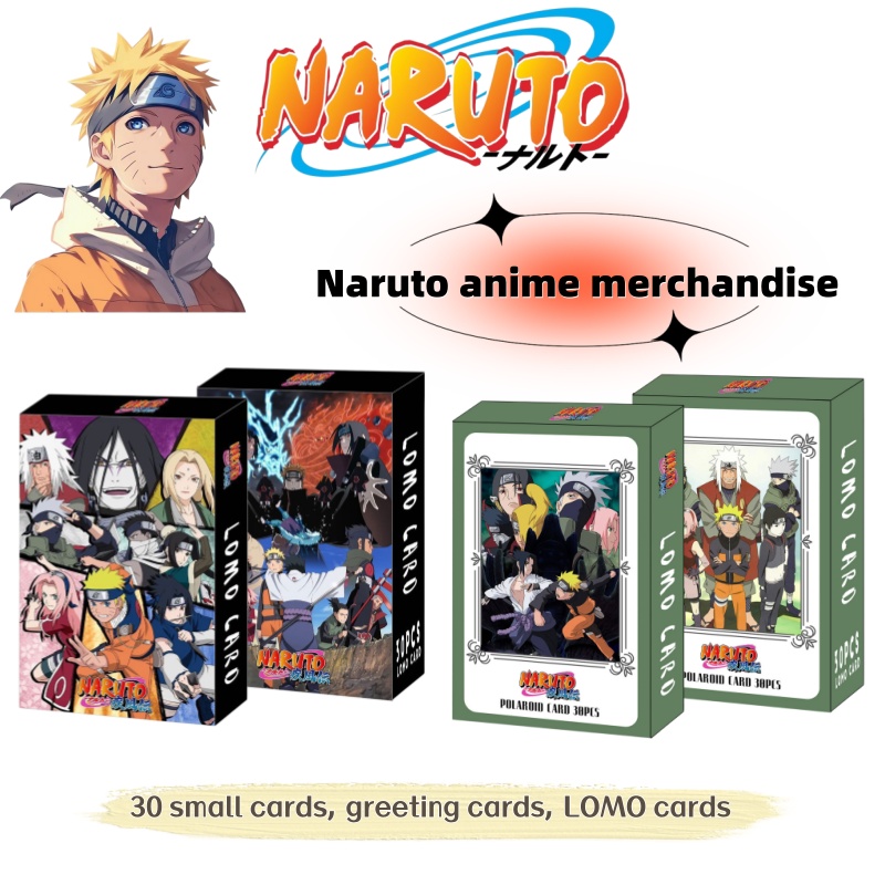 Model Kit Naruto - Naruto-Cartoon-Anime-Merchandise, kreative kleine Karten, Naruto 30