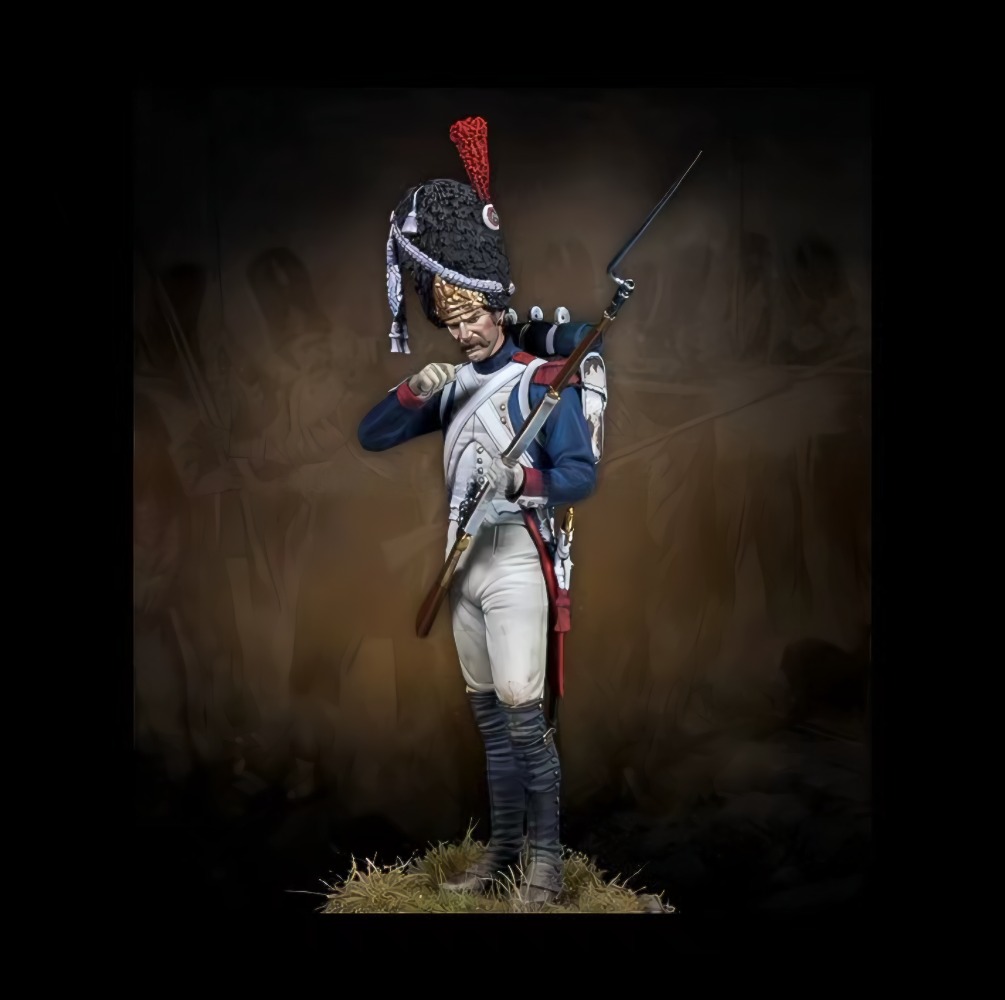 Model Kit In Era - Harzmodellbausatz 75 mm Soldaten während der