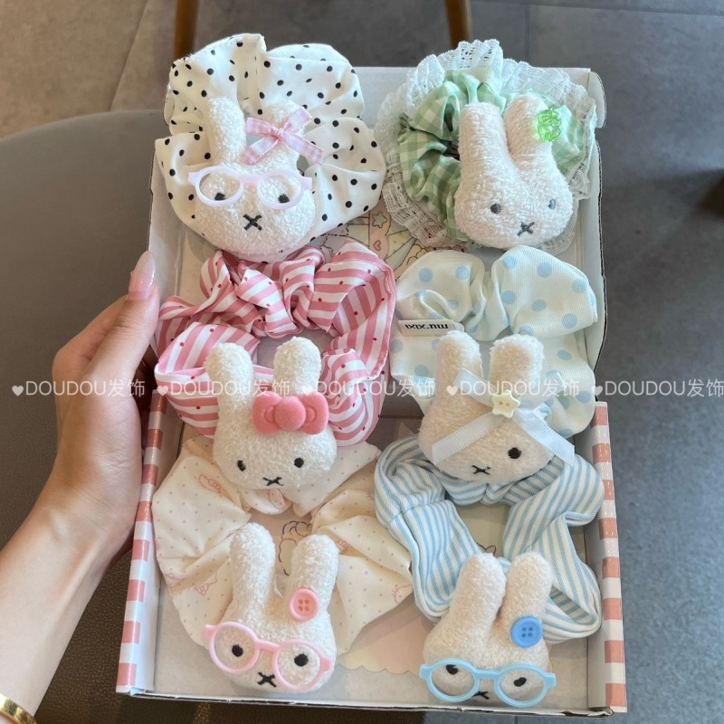 Model Kit Girl - Neues Miffy Süßes Haargummi, Voluminöses Haarband,