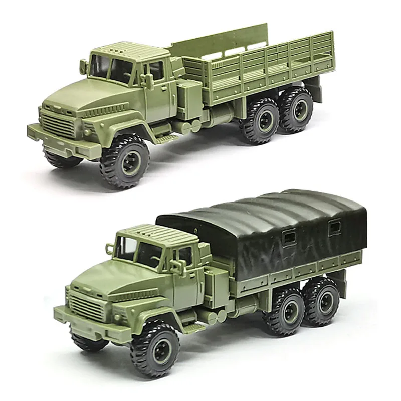 Model Kit Ukraine - 1/72 Ukraine KRAZ260 Traktor Militärfahrzeug Schwerlastwagen
