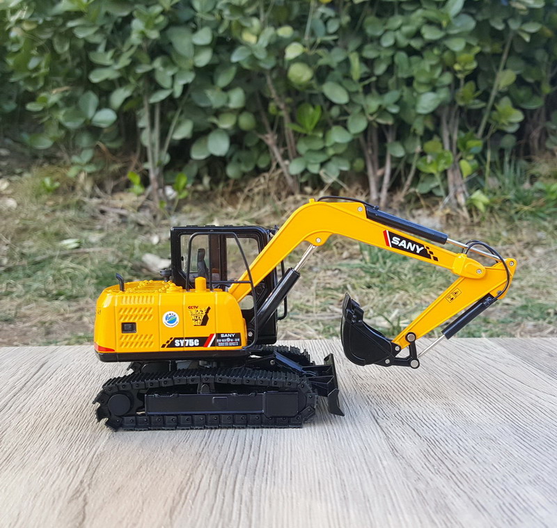 1:35 SANY SY75C-9 Bagger Simul – Model Kit Excavator Bewertung und Preis
