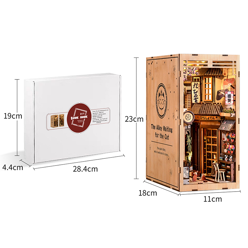 LED Holz-Bücherregal-Einsatz-S – Model Kit In Era Bewertung und Preis