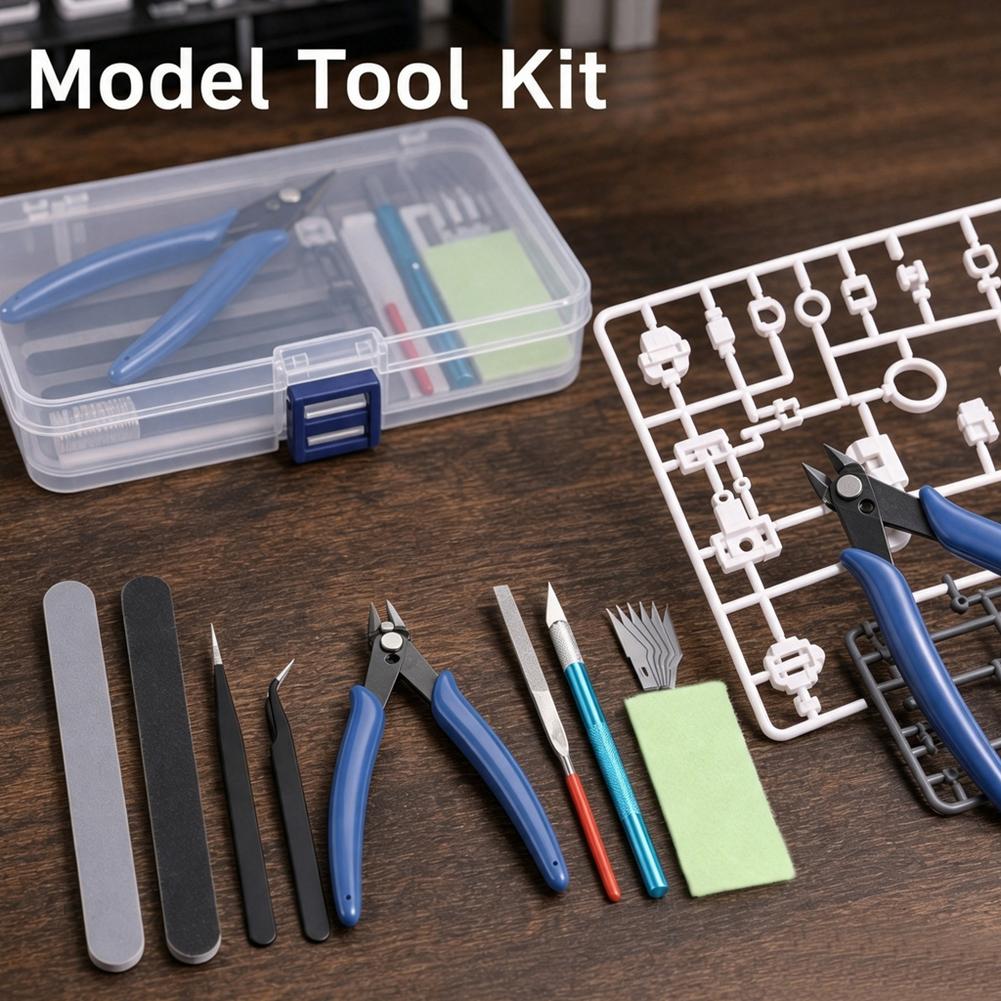 14-teiliges Modellbau-Werkzeug – Model Kit Tool Set Bewertung und Preis
