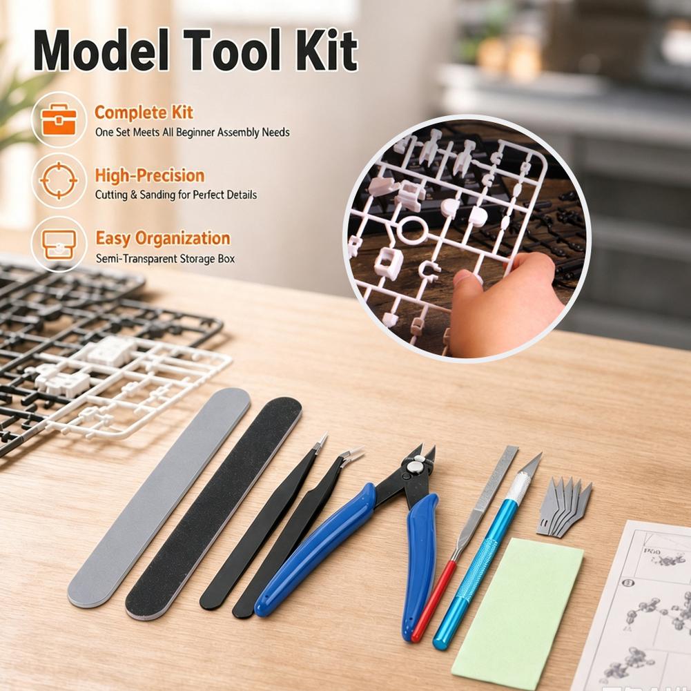 14-teiliges Modellbau-Werkzeug – Model Kit Tool Set Bewertung und Preis