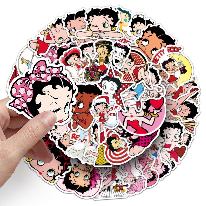 Betty Boop 50 Aufkleber mit ho – Model Kit Girl Bewertung und Preis